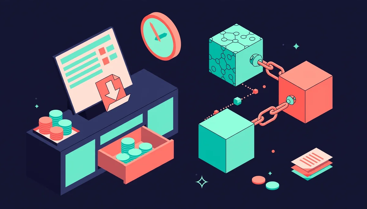 Isometric cashier interface with withdrawal form and clock
